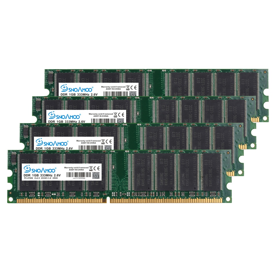 SNOAMOO DDR PC-3200 ũž ǰ ޸, CL3 DI..